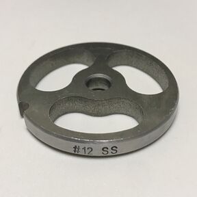 Решётка мясорубки YILMAZ #12/0 - ячейка 18x36mm