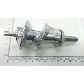 Шнек мясорубки MOULINEX место под нож 6 граней, L-115mm