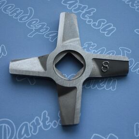 Нож двусторонний мясорубки SMAPP NR8 квадрат - 10x10mm