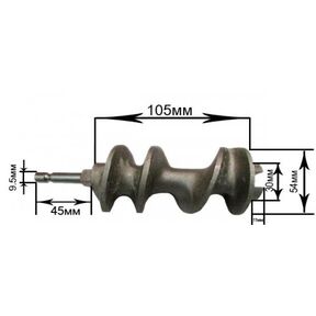 Шнек мясорубки FAMA #12 Enterprise