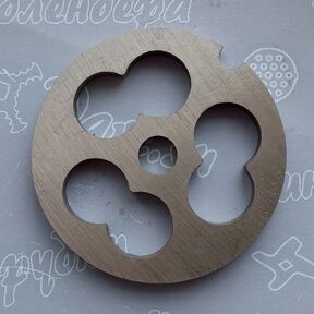 Решётка мясорубки УМЕЛИЦА #5/0 - ячейка 14x25mm