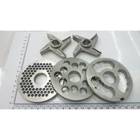 Модель: PC-82 / Подрезной нож, два крестовые ножа, решётки 5mm, 13mm