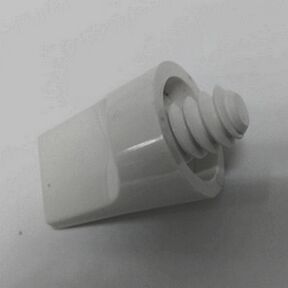 Общая длина: 44мм | Диаметр: 26мм | Материал: пластик | Цвет: белый